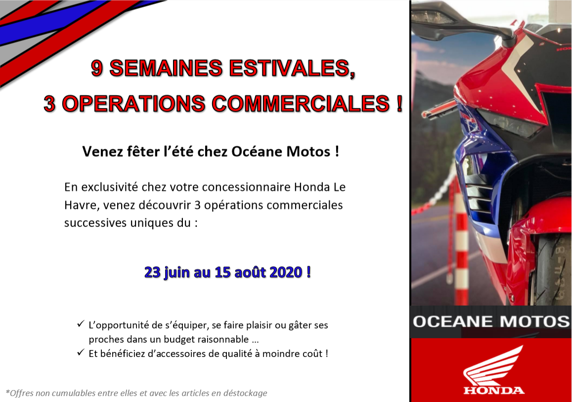OPÉRATIONS COMMERCIALES ÉTÉ 2020
